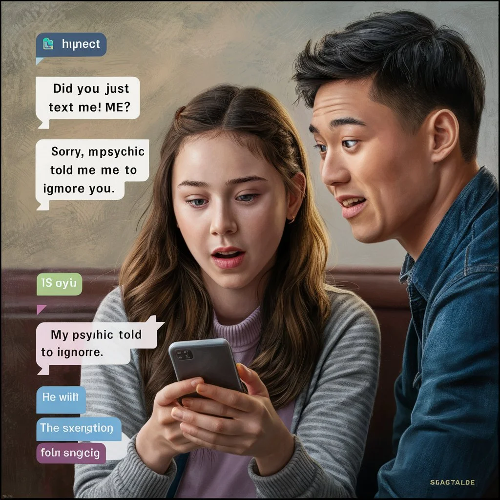 Did You Just Text Me? Sorry, My Psychic Told Me to Ignore You