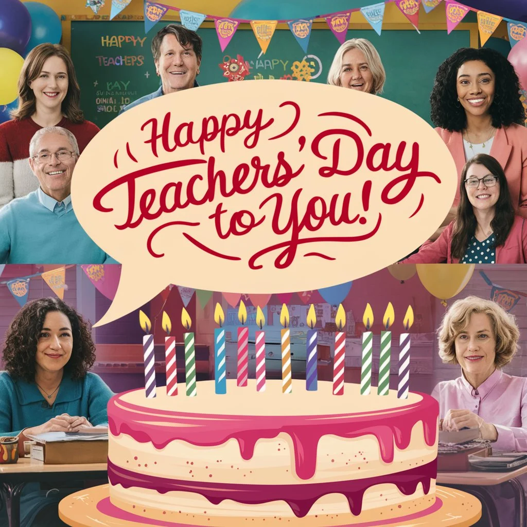 Happy Teachers' Day to you