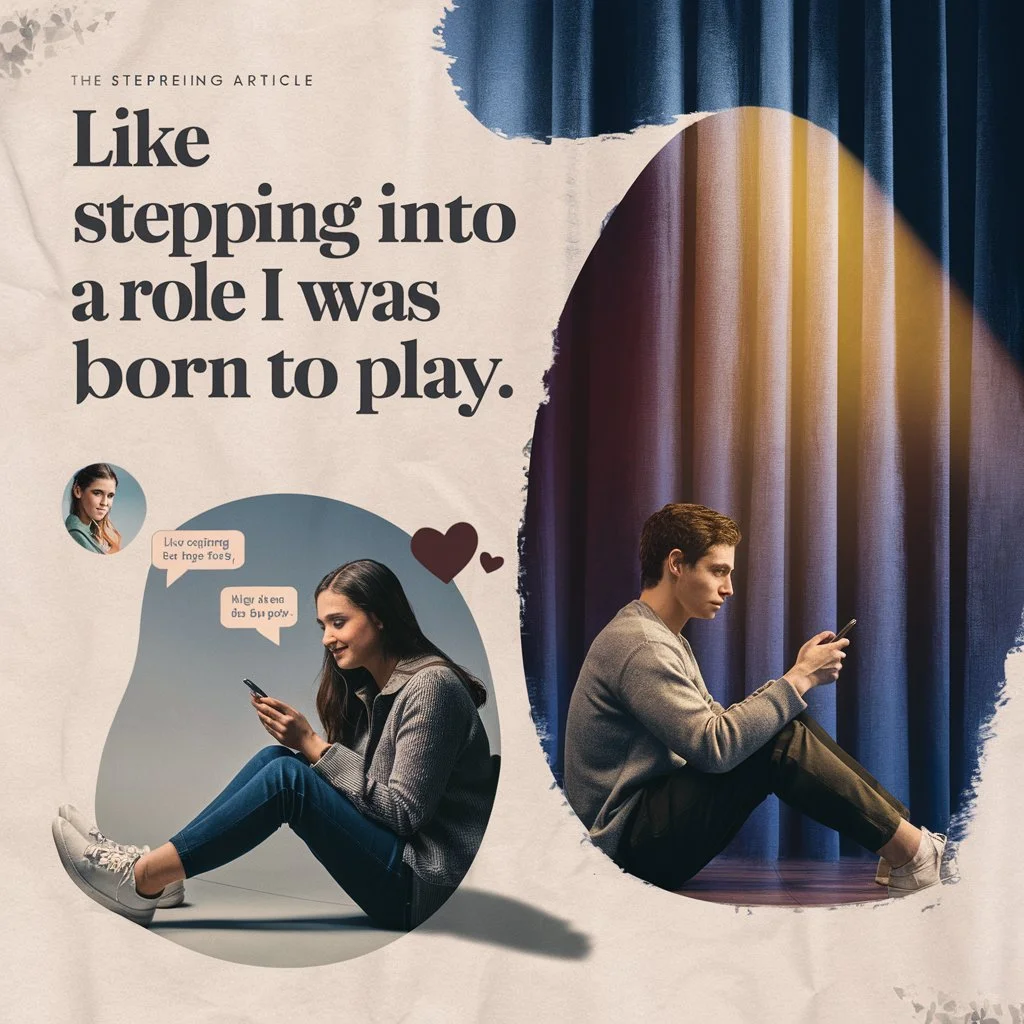 Like stepping into a role I was born to play.