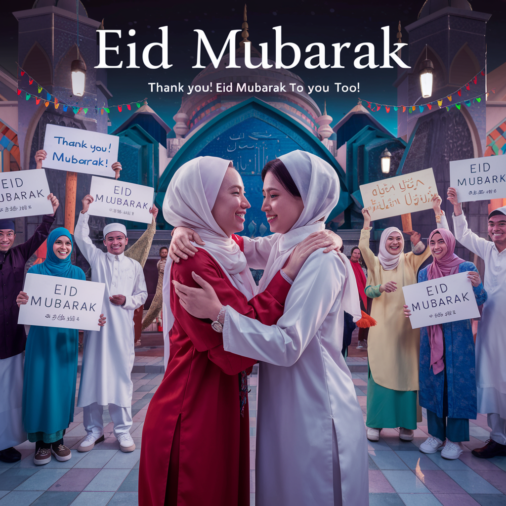 Thank You! Eid Mubarak to You Too