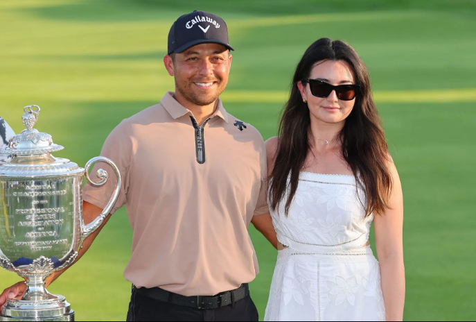 xander schauffele wife